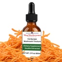 MagMushroom Cordyceps Sēņu ekstrakts Šķidrā Tincture, Daily Addition, Double Extracted for Maximum Potence, 2 Fl. oz., 60 Daily