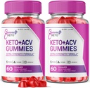 rize laboratorijas - Summer Keto+ACV Gumies - Summer Weight Loss Gumies - Belly Fat Diēta, Vegan Advanced Formula (120 Gumies)