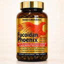 Dabas biozinātne ® FUCOIDAN Phoenix Advanced: 40 000 mg Pure Organic Fucoidan + 64 000 mg Pure Sēnes
