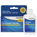 HealthWise maksimālais stiprums Lidokaīna krēmu ; Numbs Away Sāpes ; Ilglaicīgs Reliefs ; Non-Greasy ; 1.75 Oz