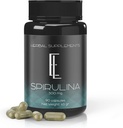 Burvīga dzīvā Spirulina kapsulas - 90 x 500 mg, uz augstas devas augu bāzes Superfood, papildinājumi, ne-GMO Dārzeņu celuloze Vegan draudzīgas kapsulas