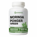 Moringa kapsulas, 1000 mg Stiprums, 20: 1 Pure Moringa Leaf Powder, Gremošanas un Imūnās Atbalsta Green Superfood, Bez GMO un lipekļa