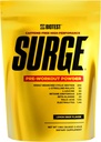 Surge Pre-Workout Powderl - 25 g Augsti sazarots Cikliskais Dekstrīns, 6.5 g Citrulīna malāts, 5 g L-leicīns, 2.5 g Betaīns Bezūdens, 2 g Beta-Alanīns, 1.4 g Electrolyte Blend - 1.1 Kg