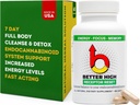 ODii Better High Cleanse Detox 900 mg Focus Energy Support Imūnsistēmas iekaisums Relief Gremošanas veselības kapsulas vīriešiem un sievietēm – Boost Vitality un sajust savu labāko!