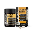 ONNIT alfa smadzeņu nootropās smadzeņu papildinājums fokusam, atmiņai, garīgajai skaidrībai, kognitīvajai papildterapijai ar L-teanīnu un vitamīnu B6, 30 Skaita kapsulas