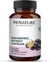 minature Resveratrol Extract Capsules --500mg, 90 Veg Capsules, 45 Days Supply, 54g --Pure & Natural ---Bree Chemical Free Conservatives; Veg -Ražots Indijā