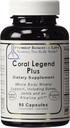 Coral Legend Plus, 90 kapsulas - pH atbalsta formula visa ķermeņa minerālu atbalstam, ieskaitot kaulus, locītavas, zobus un sārmainu pH