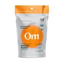 OM Master Blend Mushroom Powder – Organic Sēņu Papildinājums ar 10 Sēnēm un Ashwagandha - Support Immunity, Gut Health & Stress Relief, 3.17 oz (40 Kalpo)