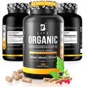 Organic Ashwagandha KSM-66 1000 mg Papildinājums 