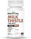 Dabas Atslēgas Piena Dadzis 500mg Aknu Papildinājums,30:1 Papildus Stress 80% Silymarin 
