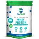 BioTrust zema Carb Lite, zema kaloriju proteīna pulveris – zems Carb, bez cukura, zems nātrija, keto proteīns pulveris – 20g zāles-sūkalu proteīna izolāts ar gremošanas enzīmiem – negaistošs, 14 Kalpo