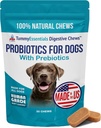 Kumelīte Essentials Probiotic Chews suņiem, Atbalsta Gut Veselības Suņiem un Firm Stools, Palīdz Novērst Gremošanas Disfunkcija, Suņu Probiotikas Ražots ASV, 30 Chews