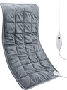 Svērts apkures Pad 17'x 33" XXXL Elektriskā apsildes Pad muguras sāpju atvieglošanai, 5LBS ar 6 siltuma iestatījumi 2H Auto-Off Siltuma Pad plecu bruņām Kājas Mazgājami