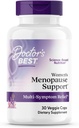 Ārsta labākais sieviešu menopauzes atbalsts (Soy Isoflavone, Black Cohosh, Chaste Tree), vairāku simptomu atvieglojums, ne-GMO, bez lipekļa, Vegan 30 Veggie Caps