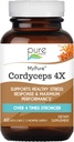 PURE ESSENCE LABS MyPure Cordyceps 4X Sēnes - Koncentrētas Cordyceps Sēņu pulvera piedevas imūnai sistēmai, stresa reakcijai, fiziskajai un garīgajai veiktspējai - 2 mēnešu piegādes