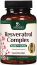 Resveratrol papildinājums 1800mg - Extra Strength Antioksidanti veselīgai novecošanai un imūno atbalstu - sirds veselības un šūnu enerģijas atbalsts - Non-GMO, Biopieejams Trans-Resveratrol - 60 Vegan kapsulas