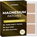Magnija plāksteri (iepakojums 60) - 100% dabīgs plāksteris sievietēm un vīriešiem - ar kalcija - muskuļu un kaulu atbalsts, kalšana - Uzlabota formula