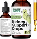Forever Kucēnu nieru atbalsta pilieni suņiem - Cordyceps Sēnes, Astragalus, Stinging Nattle Leaf ekstrakts - šķidri suņi Vitamīni un piedevas - cukurs un bezalkohola Tincture - 2 fl oz