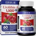 Urolithin Papildinājums 1000 mg Plus Trans-Resveratrols, Antocianīni, Zaļā tēja,Veselīgas novecošanas veicināšana,Atbalsts Šūnu un enerģija vīriešiem un sievietēm, 60 kapsulas-61