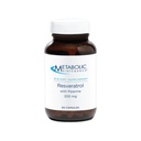 Metaboliskā uzturēšana Resveratrols ar piperīnu - Trans Resveratrol papildkapsulas antioksidantam + Kardiovaskulārais atbalsts, Nav pildījumu, 200 mg Trans-Resveratrols devā - 60 kapsulas