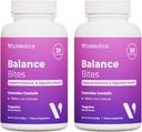 VitaMedica Balance Bites - Probiotikas Gumijas gremošanas atbalstam, Imūnās un zarnu veselība - 1 miljards KVV Nav nepieciešama dzesēšana - 60 Gumijas (2 iepakojums)