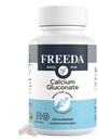 Freeda kalcija glikonāts – Košera vegana kalcija papildinājums – viegli digest & Absorb – atbalsta kaulu spēku – tīrs kalcijs bez D vitamīna – (100 kapsulas)