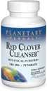Planetary Herbals Red Clover Tīrīšanas Tabletes, 72 Skaits