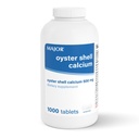 MAJOR Oyster Shell Kalcijs 500mg - uztura bagātinātājs kaulu veselībai un locītavu atbalstam, minerālvielu papildinājums vīriešiem un sievietēm, bez lipekļa - 1000 tabletes (1 iepakojums)