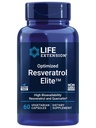 Optimizēts resveratrols Elite, Trans-resveratrols, quercetin, veselīgs novecošana, sirds veselība, smadzeņu veselība, oksidatīvais stress, bezglutēna, ne-GMO, veģetārs, 60 kapsulas
