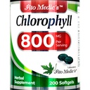FITO MEDIC'S Lab - hlorofils - tīrs - 800 mg uz vienu Servē 200 softgeli - hlorofila kapsulas - detokss, zaļie papildinājumi - hlorofila tabletes - ļoti augsta absorbcija.
