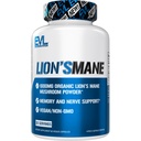 Evlution Organic Lion's Mane Sēņu Papildinājums - Lion’s Mane Sēņu Kapsulas Nootrops Smadzeņu atbalsta papildinājums Focus atmiņas skaidrībai un Immunity Atbalstam