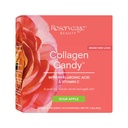 Reserveage Nutrition Collagen Candy, kolagēna papildinājums ādas kopšanai, matu augšanai, kolagēna pastiprinātājs nagu kopšanai, atbalsta elastīna ražošanu, Paleo un Keto, skābo ābolu, 2.3 Ziedes (20 Kalpo)