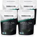 Terrasoul Superfoods Spirulina pulveris (Organic), 24 Ziedes