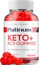 Platinum Keto ACV Gummies - Advanced Formula Platinum Keto Plus ACV Gummies Apple Sidrs Etiķis Platinum ACV Gumies Diētiskās Papildu Atsauksmes Vīriešiem (60 Gumijas)