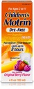 Johnson & Johnson Motrin bērnu formula, 4 oz, bez krāsvielas, Berijs