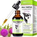 Piena dadzis suņiem - Aknu atbalsta papildinājums suņiem, imūnās un aknu atbalsts, ar Curcumin & Wild Aļaskas Salmon Oil, Omega 3 EPA - Dabīgo augu Aknu Atbalsts mājdzīvniekiem