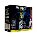 Aurora Nutrascience Micro-Pack Liposomal exoFlex+ ar C vitamīnu, atbalsta locītavu elastību un funkciju, BiovaFlex olu čaumalu Membrane, Curcumin & Boswellia, Strwaberry Flavor, 30 viena serve packets