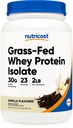 Nutricost Zāles sūkalu proteīna izolāts (Vanilla) 2LBS - ne-GMO, bez lipekļa, dabīgie uzliesmotāji