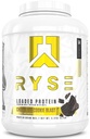 RYSE Ielādēts proteīna pulveris - Šokolādes cepumu domnas - 25g sūkalu proteīns Izolāts & Koncentrāts ar Prebiotic Fiber & MCT - Zems Karbs, zems cukurs, Gremošanas-Draudzīgi - 54 Kalpojumi / 4 lb Tub