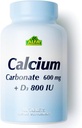 Kalcijs 600mg + D3 uztura bagātinātājs ar ALFA vitamīni - veicina veselīgus kaulus - veselīgi zobi - veselīga sirds - veselīga nervu sistēma - 100 tabletes
