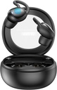 Miega austiņas, bezvadu miega austiņas side sleepers, mini earbuds miegam, Ultra-Tin Bluetooth 5.4 austiņas, ērts Neredzams – melns