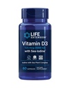 D3 vitamīns ar jūras joduTM, 125 μg (5000 SV) – imūnsupport, kaulu veselība, vairogdziedzera veselība – 1 diena, bez lipekļa, ne-GMO – 60 kapsulas