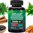 Shilajit Pure Himalayan 9000MG, Ashwagandha 2000MG, Rhodiola Rosea 1000MG, Panax Ginseng 1500MG, Turmeric 500MG, Gingko Biloba 500MG, Sting Nettle 250MG, Cordyceps Mushroom 500MG