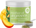 Boobie māte visiem zaļajiem ) Jūsu jaunā ģimene Ritual, Dienas Super Zaļie Pulveris ar 35+ Essential Barošanas Moms & Ģimenēm ) Vegan, Gluten bezmaksas, & Cukurs bez Mango Flavor, 30 svgs