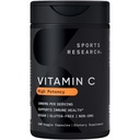 Sporta pētījumi Augstas potences C vitamīna papildinājums - Vegan Veggie kapsulas antioksidantu aktivitāti un imūno atbalstu - Non-GMO Verified & Gluten Free - Askorbīnskābe vitamīns C 1000mg, 240 Skaits