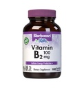 Bluebonnet Nutrition vitamīns B2 100 mg, Sirds un asinsvadu un nervu sistēmas veselībai, bez sojas, bez lipekļa, košera Sertificēts, bez piena produktiem, vegans, ne- GMO, 100 Dārzeņu kapsulas, 100 Kalpojumi