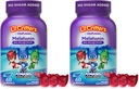 L'il Critters PJ Masks Gummy Melatonin papildinājums bērniem, bez zālēm miega atbalsts, 60 gumijas (2. komplekts)