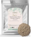Zvaigznes Botānika Organic Marshmallow Saknes Pulveris - Kaltēts Tējas, Kapsulas, & Ārstniecības augi, Sertificēts Kosher, Nav GMO - Bulk 1 lb Bag