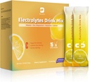 Elektrolītu pulvera reģenerēšanas dzēriens Mix --; bezcukura Elektrolītu pulvera paketes Papildinājums ar kālija cinku un magniju hidrācijai - Keto Elektrolīti, bez GMO un bez cukura - 15 Stick
